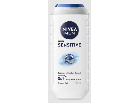 NIVEA MEN DOUCHE 3IN1 SENSITIVE 250ML