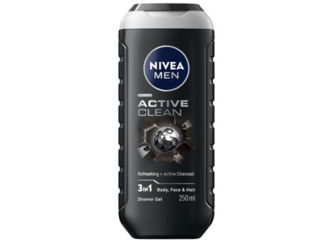 NIVEA BATH CARE FOR MEN ACTIVE CLEAN 250ML
