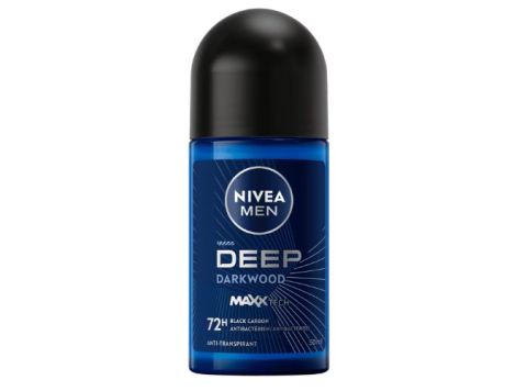 NIVEA DEO ROLLER 50ML MEN DEEP DARKWOOD