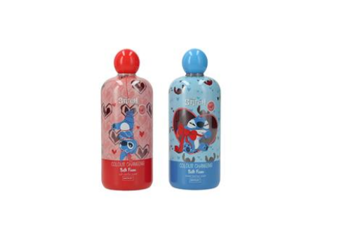 DISNEY STITCH BADSCHUIM 500ML ASSORTIMENT 12ST COLOUR CHANGING LOVINGLY ANNOYING