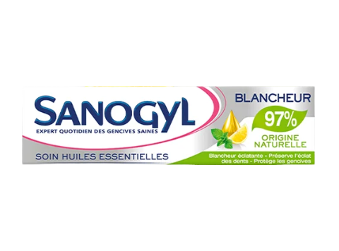 SANOGYL TANDPASTA 75ML SOIN AUX HUILES ESSENTIELLES BLANCHEUR