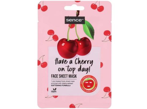 SENCE GEZICHT SHEET MASK 20ML HAVE A CHERRY ON TOP DAY