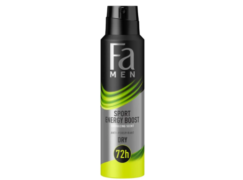 FA MEN DEODORANT SPRAY SPORT ENERGY BOOST 150ML