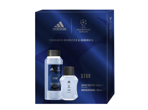 ADIDAS GIFTSET CHAMPIONS LEAGUE 50ML EDT + 250ML SHOWER GEL