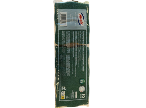 NICOLS PROFESSIONAL SCHUURSPONZEN CLASSIQUE KLEIN 10ST 108X65MM