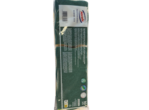 NICOLS PROFESSIONAL SCHUURSPONZEN GAMME ECO MIDDEL 10ST 120X80MM