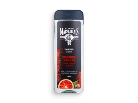 LE PETIT MARSEILLAIS DOUCHEGEL BLOOD ORANGE & SAFFRON 380ML