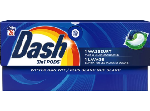 DASH 3IN1 PODS 26 X 18,2GR WITTER DAN WIT