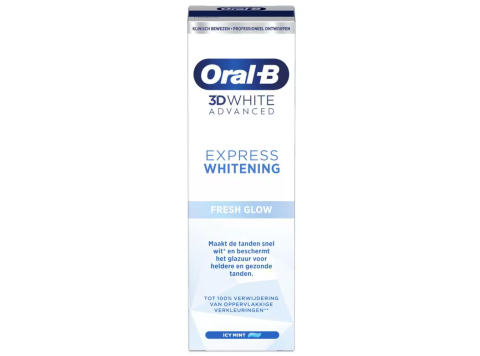 ORAL-B TANDPASTA EXPRESS WHITENING FRESH GLOW 75ML