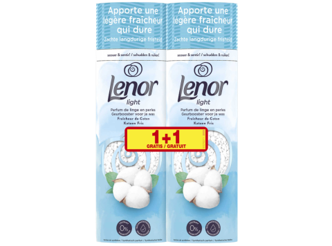 LENOR GEURPARELS KATOENFRIS 2X235GR 1+1GRATIS