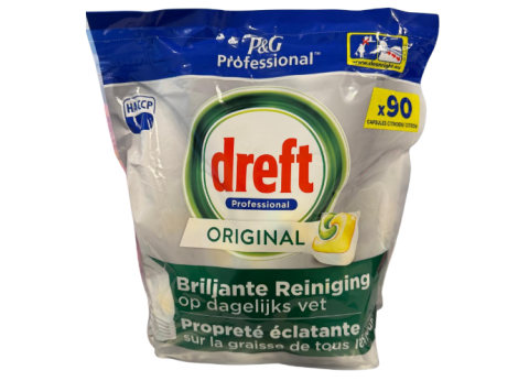 DREFT PROFESSIONAL VAATWASTABLETTEN CITRUS 90PCS