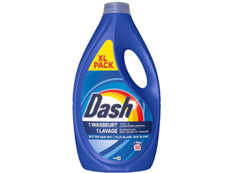 DASH VLOEIBAAR WASMIDDEL 50SC 2250ML WITTER DAN WIT