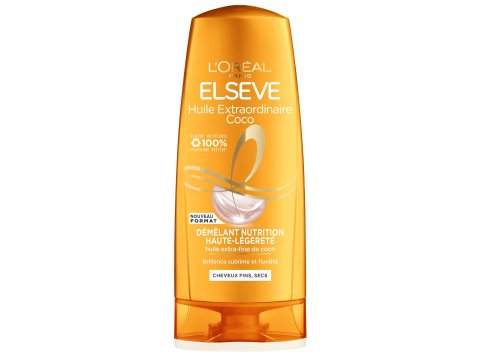 L'OREAL ELSEVE CONDITIONER HUILE DE COCO 250ML CHEVEUX FINS, SECS