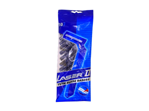 LASER II SCHEERMESJES VOOR HEREN 10 ST READY RAZOR