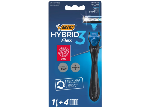 BIC HYBRID FLEX 3 1 APPARAAT + 4 VULLINGEN