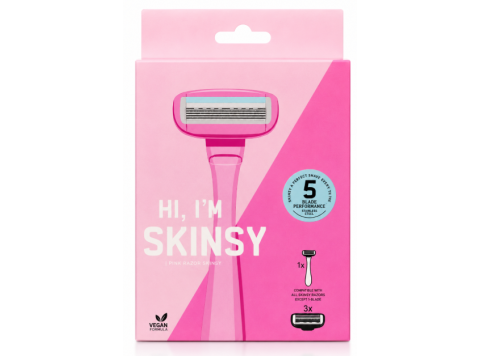SKINSY 1 SCHEERMES + 3 NAVULMESJES 5-BLADE