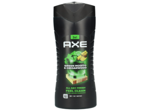 AXE SHAMPOO & DOUCHE 250ML 3IN1 MOJITO & CEDARWOOD