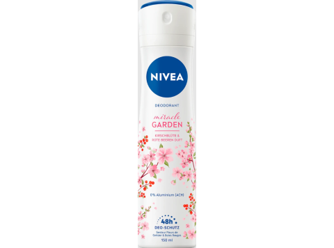 NIVEA DEODORANT MIRACLE GARDEN CHERRY BLOSSOM & RED BERRY 150 ML