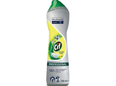 CIF PROFESSIONAL SCHUURCREME LEMON 750ML