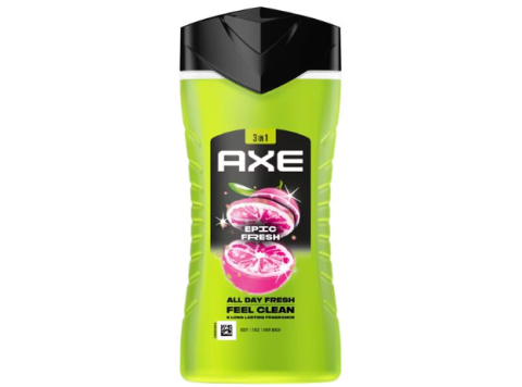 AXE SHAMPOO & DOUCHE 250ML 3IN1 EPIC FRESH