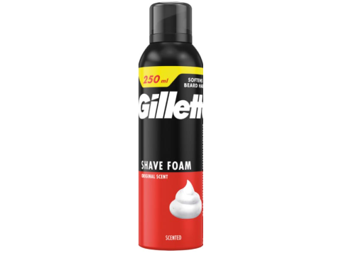 GILLETTE SCHEERSCHUIM 200ML ORIGINAL