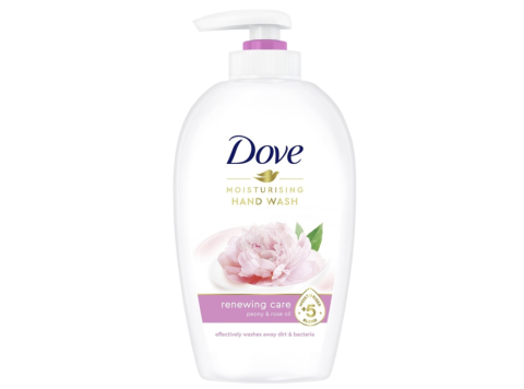 DOVE HANDZEEP 250ML RENEWING CARE PEONY & ROSE