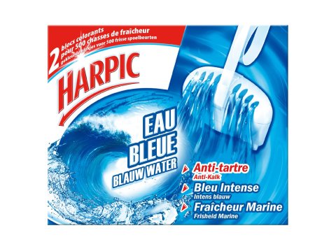 HARPIC TOILET BLOK 2X38GR BLAUW