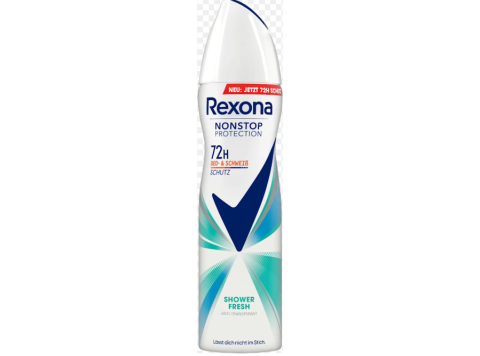 REXONA DEODORANT SPRAY 150ML SHOWER FRESH