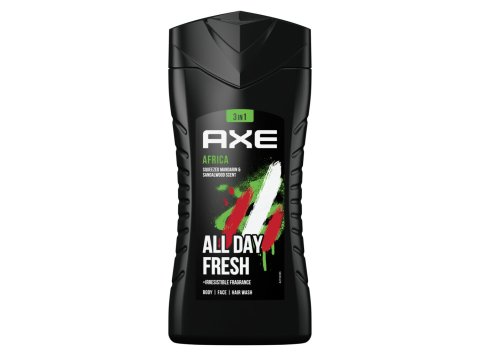 AXE SHAMPOO & DOUCHEGEL 3IN1 250 ML AFRICA