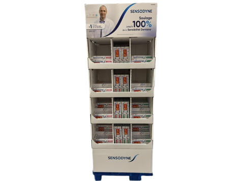 SENSODYNE DISPLAY 204PCS TANDPASTA 2X75ML 2ASS