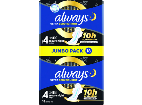 ALWAYS ULTRA MAANDVERBAND 18PCS MAAT 4