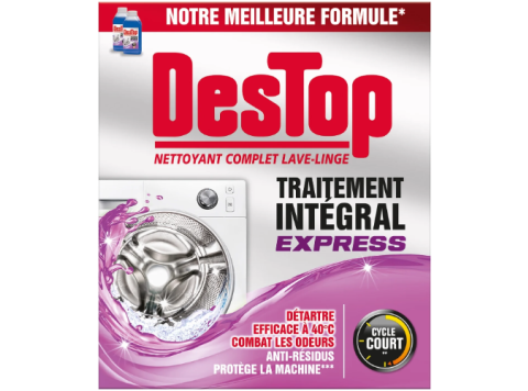 DESTOP WASHING MACHINE CLEANER 2X250ML INTEGRAL EXPRESS TREATMENT