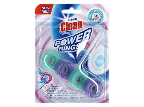 AT HOME CLEAN TOILETBLOK 40GR POWER RINGS FRESH LAVENDER