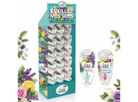 BIC DISPLAY SOLEIL ESCAPE 2REF 144PCS