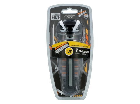 BODY-X FUZE SCHEERMES 1 APPARAAT + 3 MESJES TRIPLE BLADES