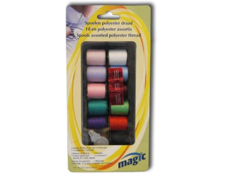 MAGIC SPOELEN POLYESTER DRAAD 16 STUKS 22,9 M