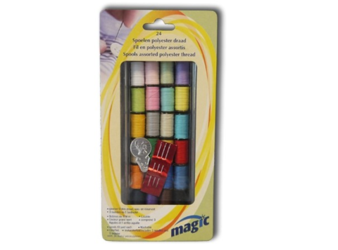 MAGIC 24 SPOELEN POLYESTER DRAAD 9,14 M