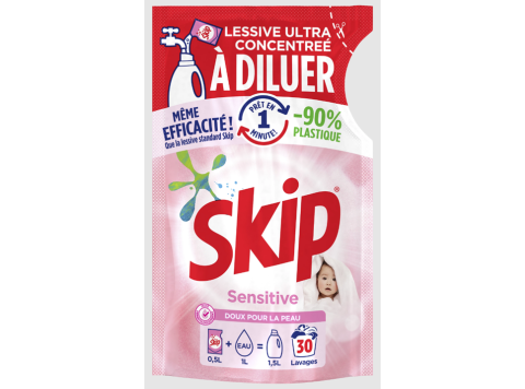 SKIP WASMIDDEL ULTRA CONCENTREE A DILUER SENSITIVE 30SC 500ML