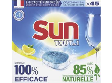 SUN TABS TOUT EN 1 CITRON 45 STUKS 100% EFFICACE 85% NATURELLE