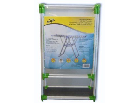 MAGIC VLINDERDROOGREK OPVOUWBAAR 39 RAIL20 KG 16 M