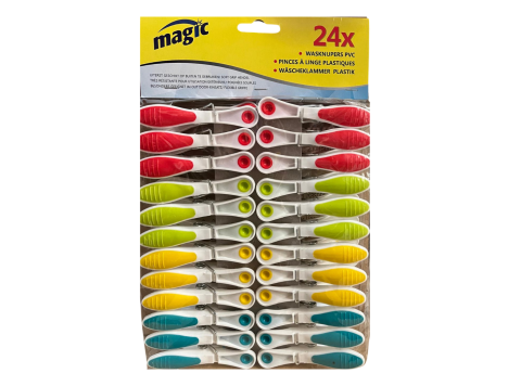 MAGIC WASKNIJPERS PVC 24 ST