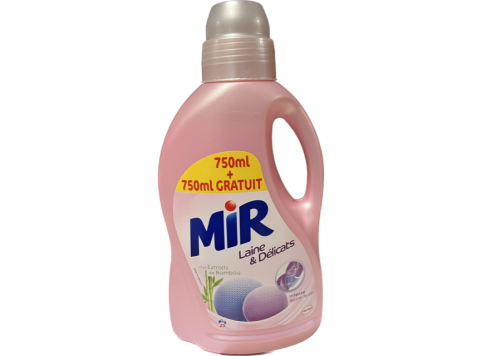 MIR VLOEIBAAR WASMIDDEL 1,5 L 25 SC.WOL & DELICAAT