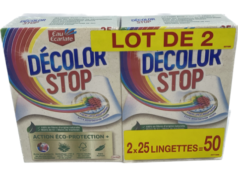 DECOLOR STOP LOT DE 2 X 25 DOEKJES ACTION ECO PROTECTION