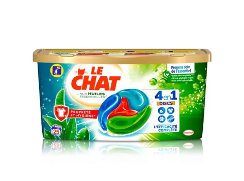 LE CHAT 4 EN 1 PODS PROPRETE ET HYGIENE 25 PCS