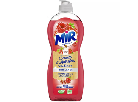 MIR AFWASMIDDEL FRAMBOISE & GROSEILLE 675ML