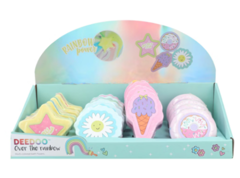 DEEDOO YOUNGSTERS DISPLAY BATHFIZZERS 16 STUKS 120 GR