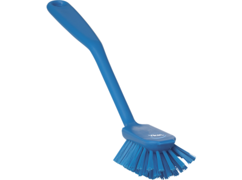 VIKAN AFWASBORSTEL MEDIUM BLAUW 255x60x35 MM