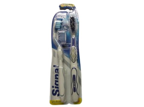 SIGNAL TANDENBORSTEL MEDIUM 2ST WHITE NOW WHITE SYSTEM SOIN BLANCHEUR