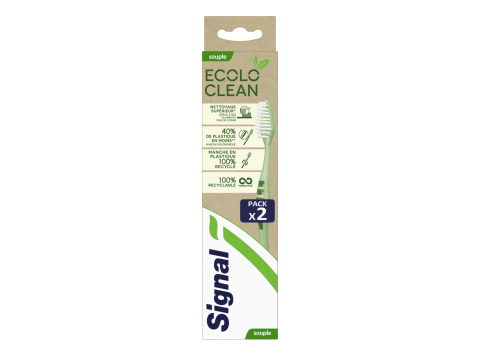 SIGNAL TANDENBORSTEL 2PCS ECOLO SOEPEL BAMBOO