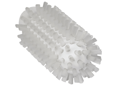 VIKAN PIJPENBORSTEL STEELVERBINDING WIT DIAM. 50 X 140 MM - MEDIUM POLYESTER